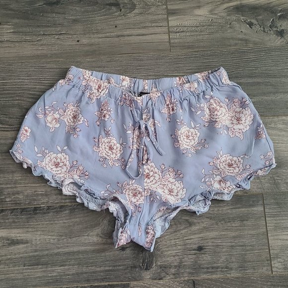 Forever21 Floral Pajama Shorts - Picture 1 of 14